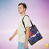 Leather Pride Waves Tote Bag